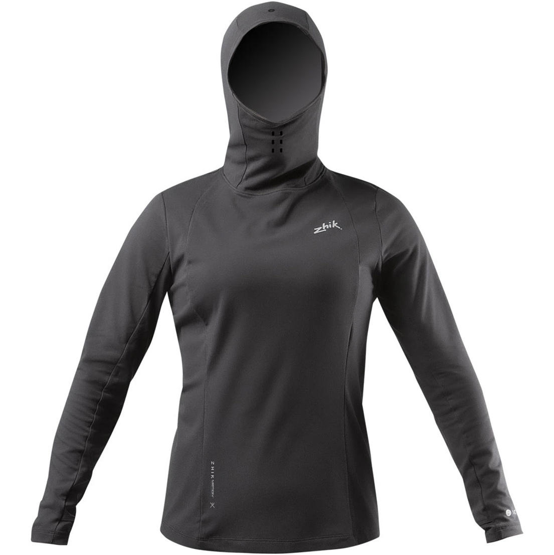 Zhik Frauen ZhikMotion Langarm UPF50+ Kapuzenshirt ATP-0100-W-ANT - Anthracite